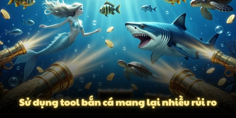 Sử dụng tool bắn cá mang lại nhiều rủi ro